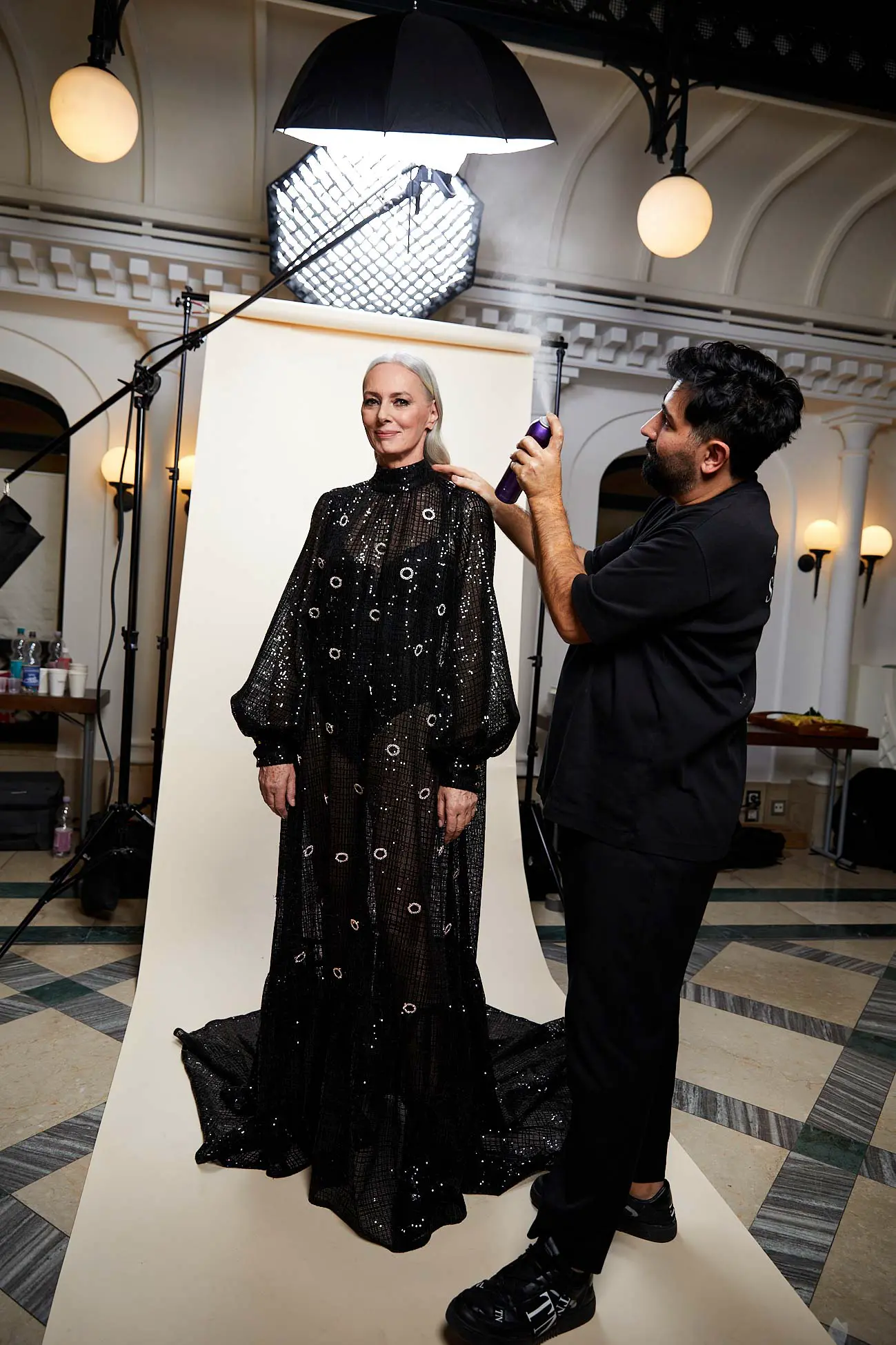 Marcel O Fashionshow BTS Andre Serdal Hair Make up Experts 220