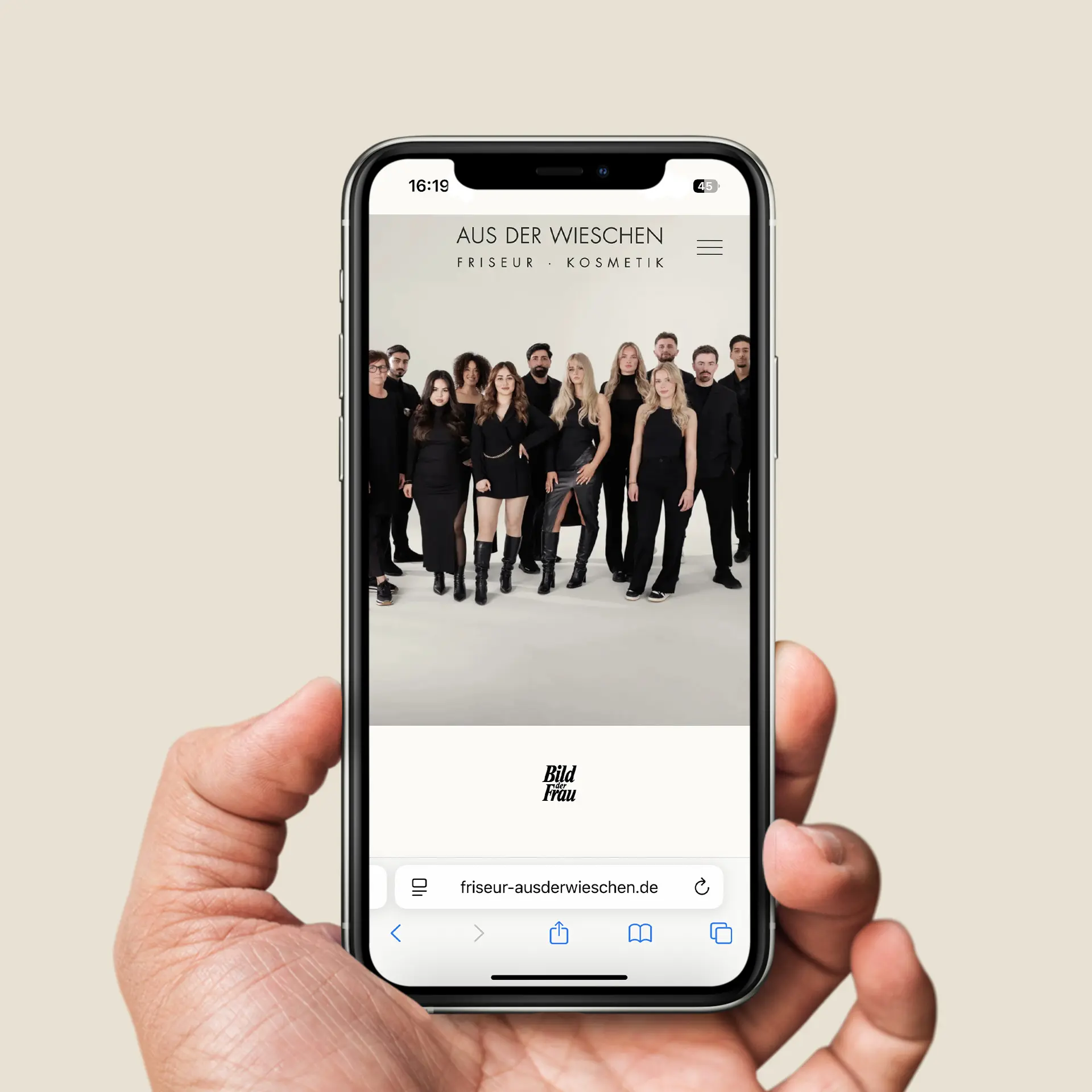 Neue Website Friseur Aus der Wieschen notthoff